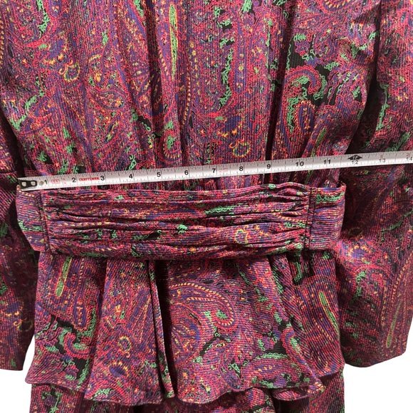 Silk Rare Vintage Richard Warren Petite Dress size 2 - Picture 7 of 9